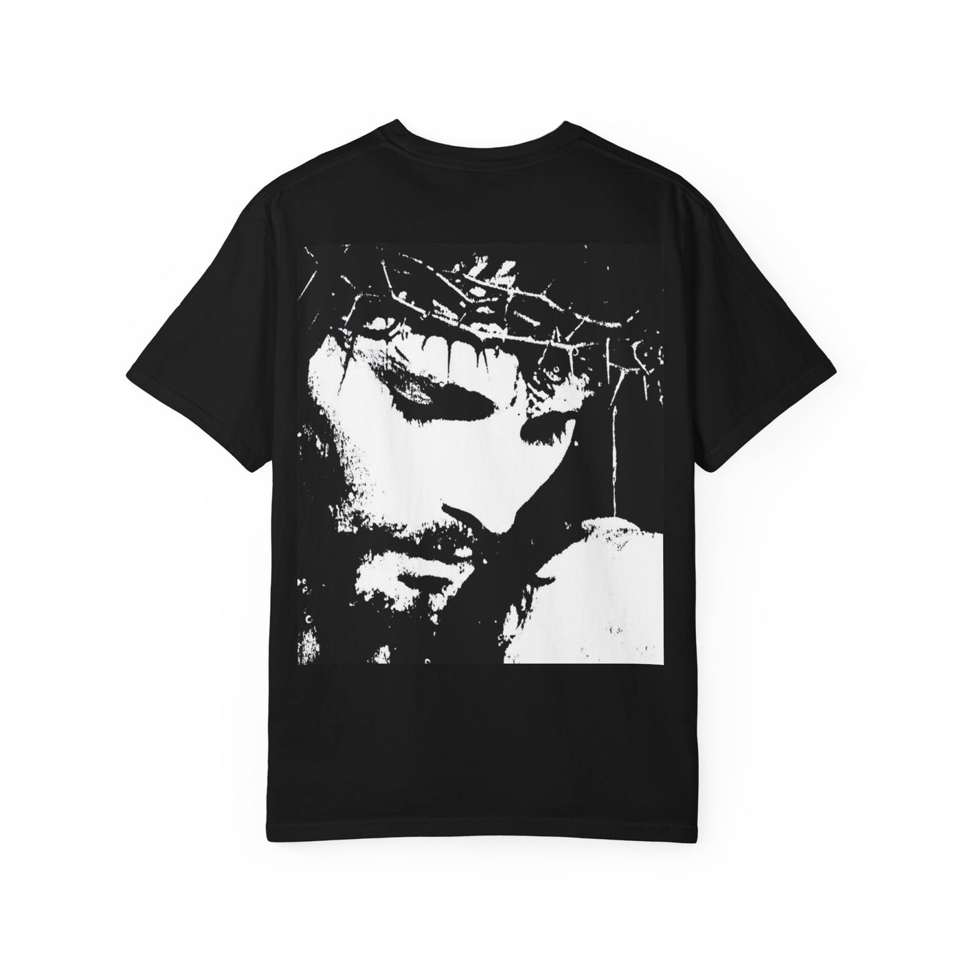 Jesus Portrait T-Shirt — Crown of Thorns Religious Graphic Tee